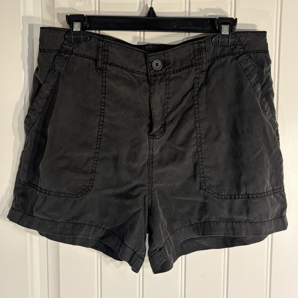 Social Standard by Sanctuary Black Utility Shorts Womens Large Casual Pull On